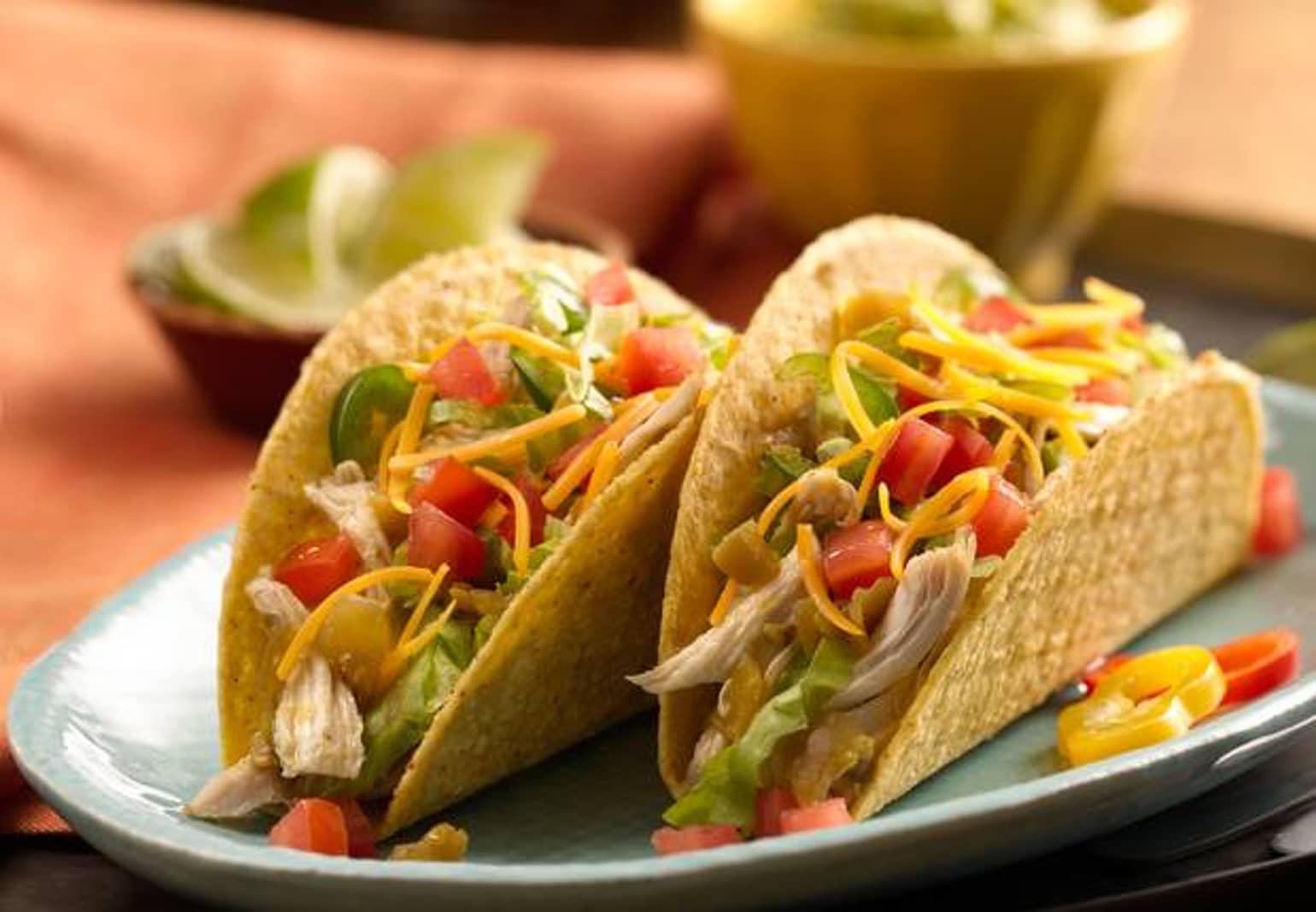 Ten Minute Chile Chicken Tacos